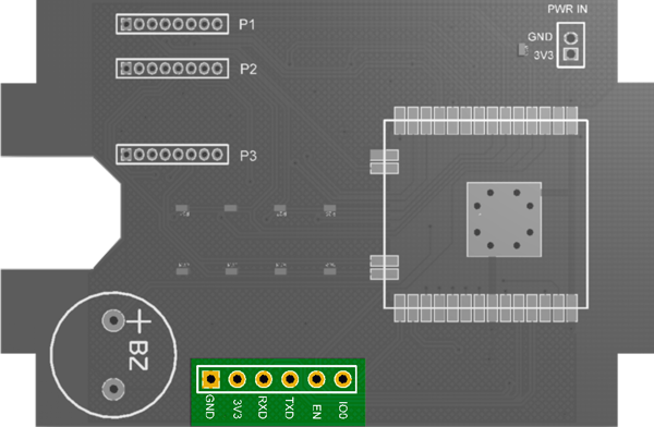 ASTRA module。 Microcontroller UART interface.